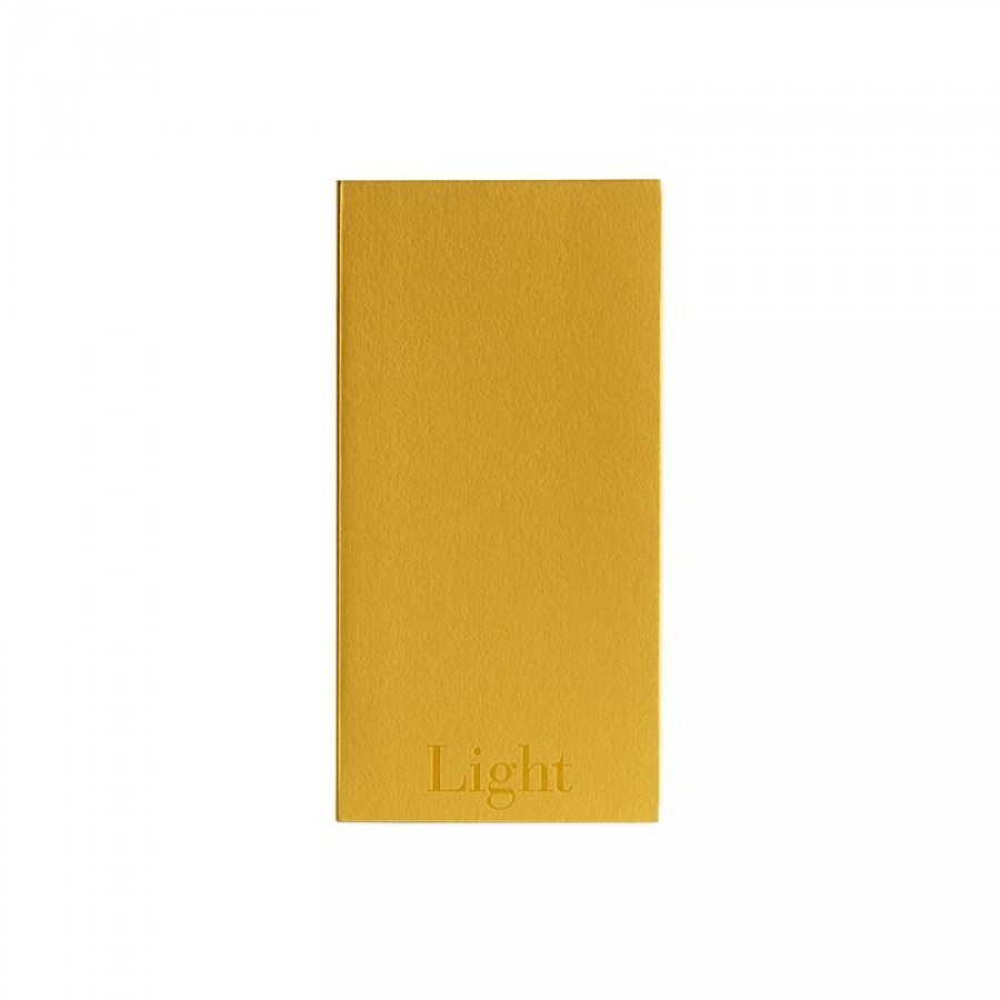 TACCUINO ITALIAN TYPES LIGHT GIALLO BIANCO